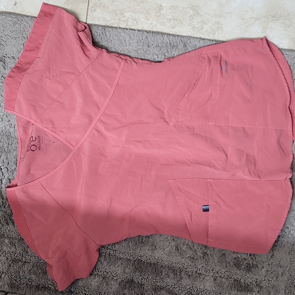 Barco one wellness scrub top pink